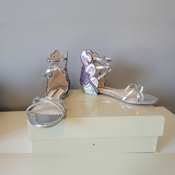 Sophia Webster Aurora Tempest Orchid Wave Sandals, VGUC, Size 7.5 - Picture 2 of 14